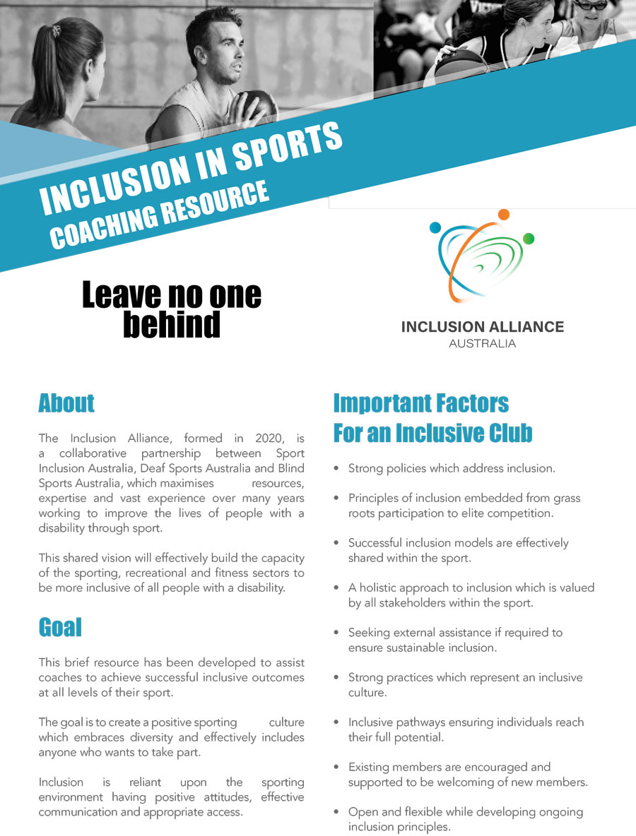 Coach Toolkit Inclusion Alliance